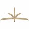 Ekena Millwork Davenport Rough Sawn Timber Gable Bracket, Douglas Fir, 72"W x 33"H x 4"D x 4"F, 11/12 Pitch GBW072X33X0404DAV00RDF - alternate 1